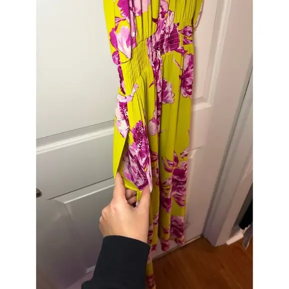 Great Jones Yellow Floral Maxi Dress - Picture 5 of 9